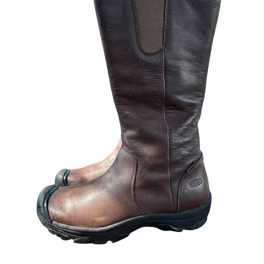 Keen Brown 52021-Java Silverton? Tall leather waterproof outdoor boots size 9